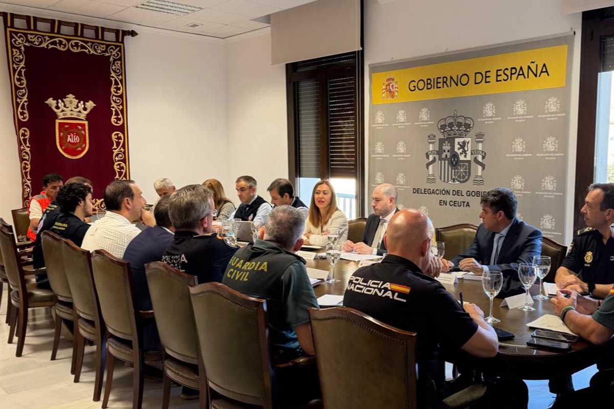Reunión en la Delegación del Gobierno.